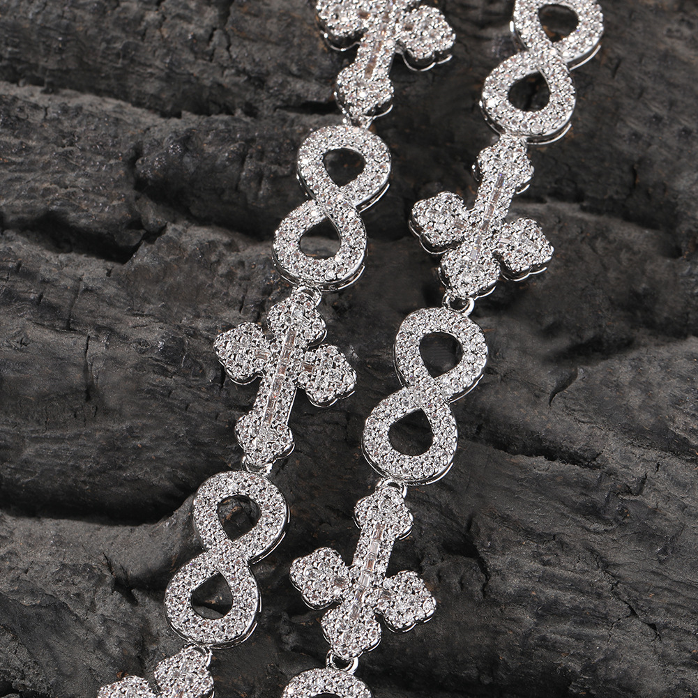 Moissanite Hip Hop Diamond Unlimited 8-figure Cuban Chain