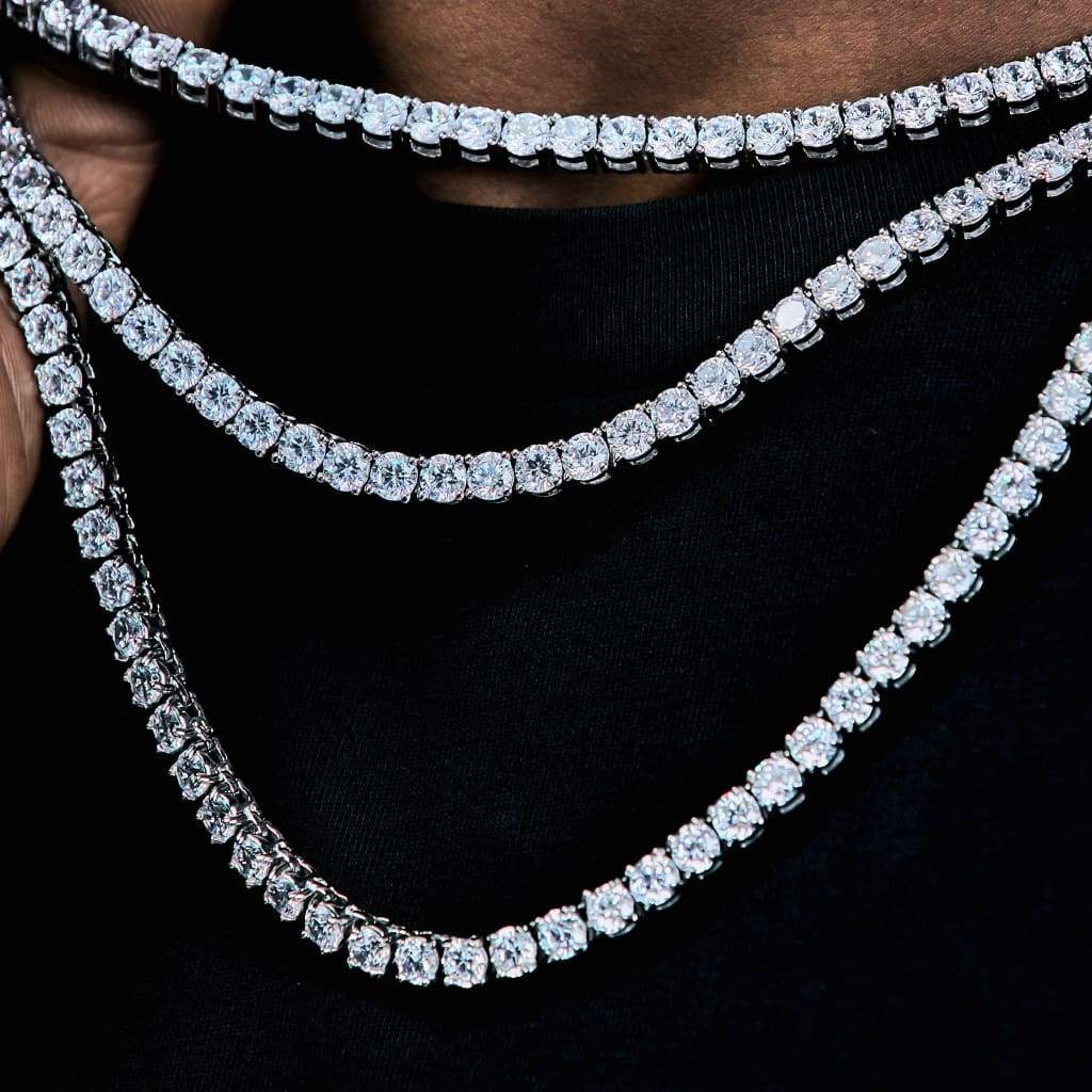 6mm Moissanite Diamond Tennis Chain