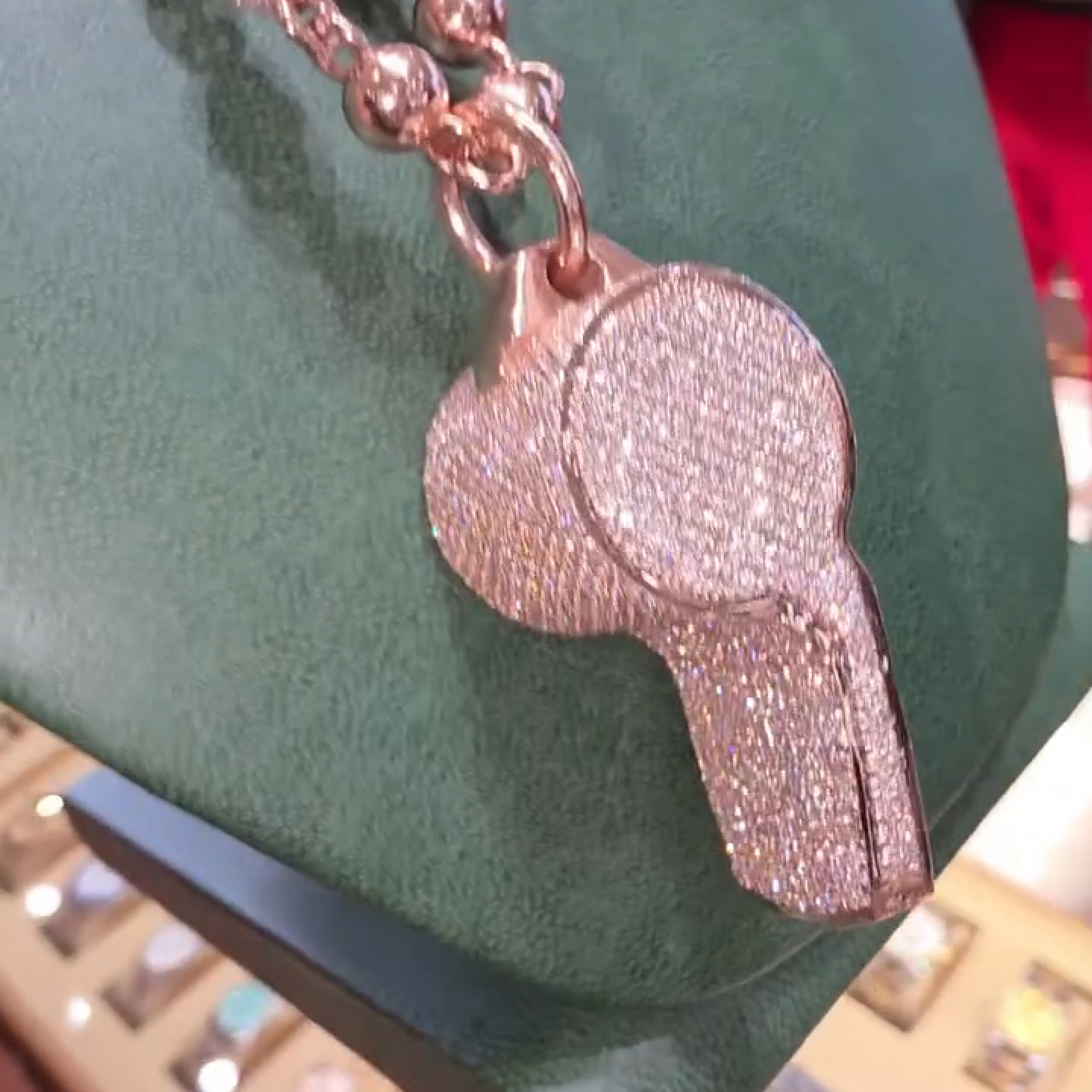 Iced Whistle Diamond Pendant