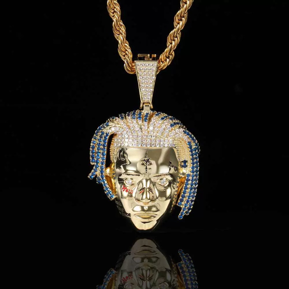 Cartoon Singer Hip Hop Pendant