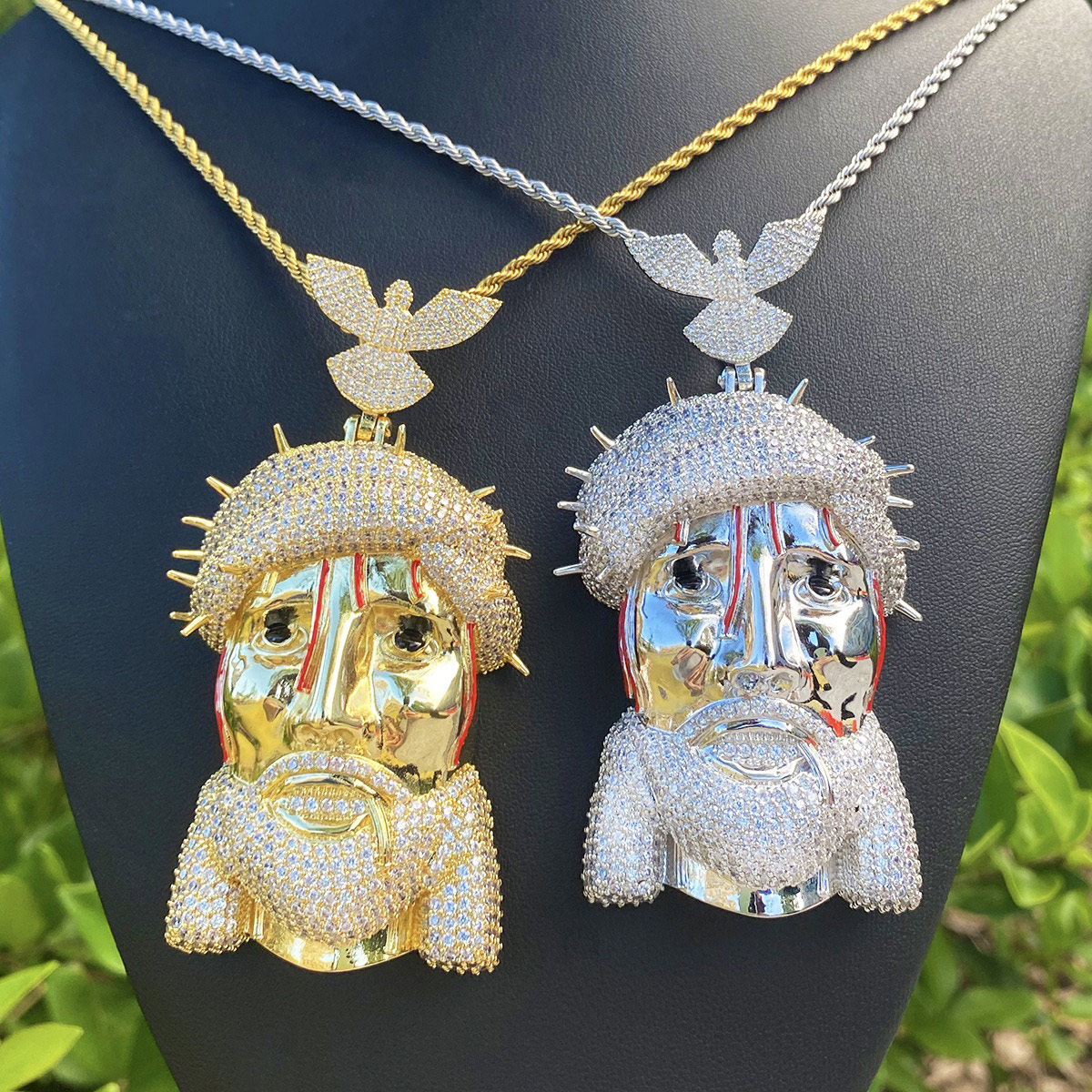 Iced Out Jesus Diamond Pendant (IN STOCK)