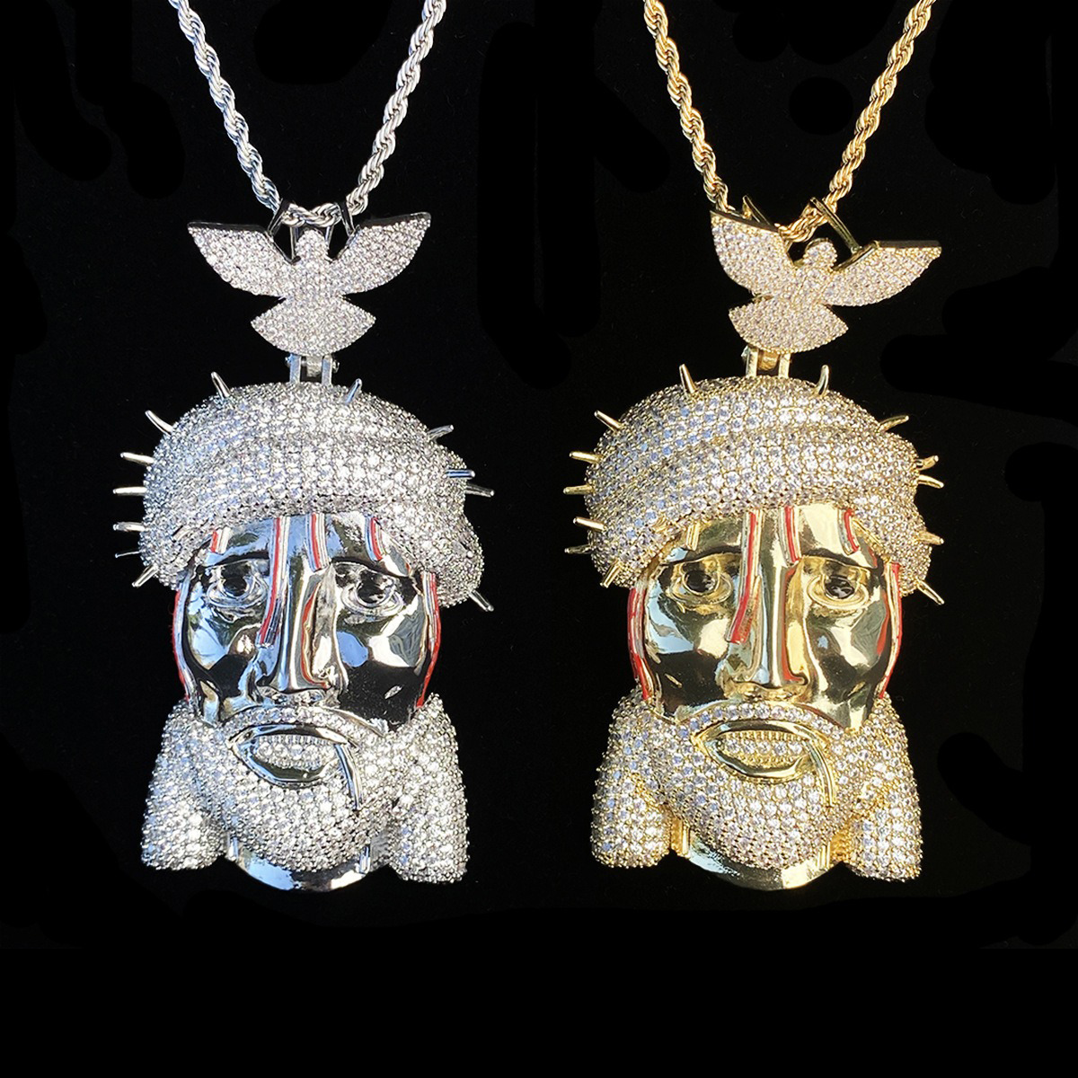 Iced Out Jesus Diamond Pendant (IN STOCK)