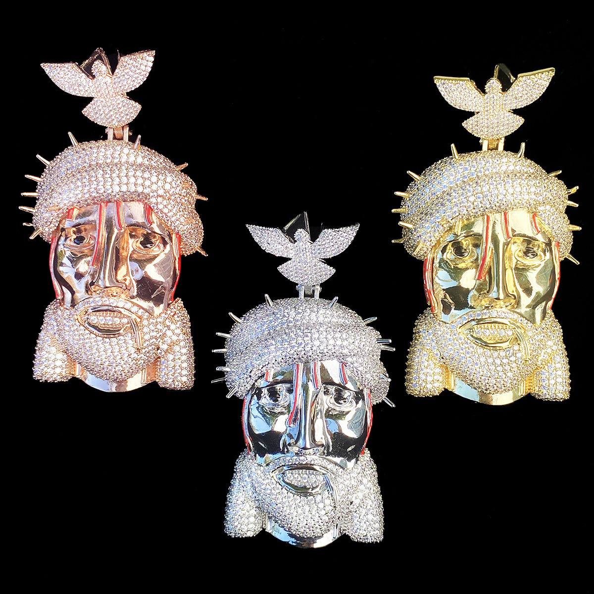 Iced Out Jesus Diamond Pendant (IN STOCK)