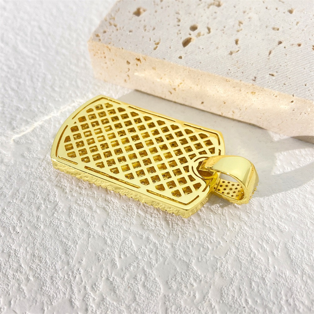 Moissanite Dogtag Pendant (IN STOCK)