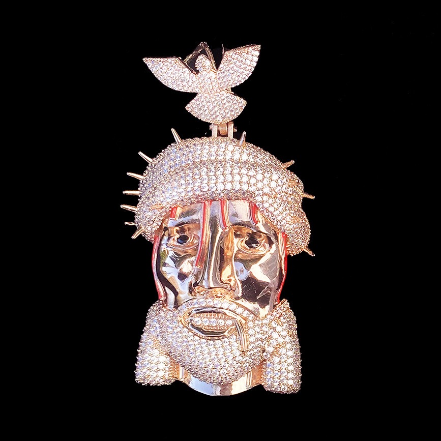 Iced Out Jesus Diamond Pendant (IN STOCK)