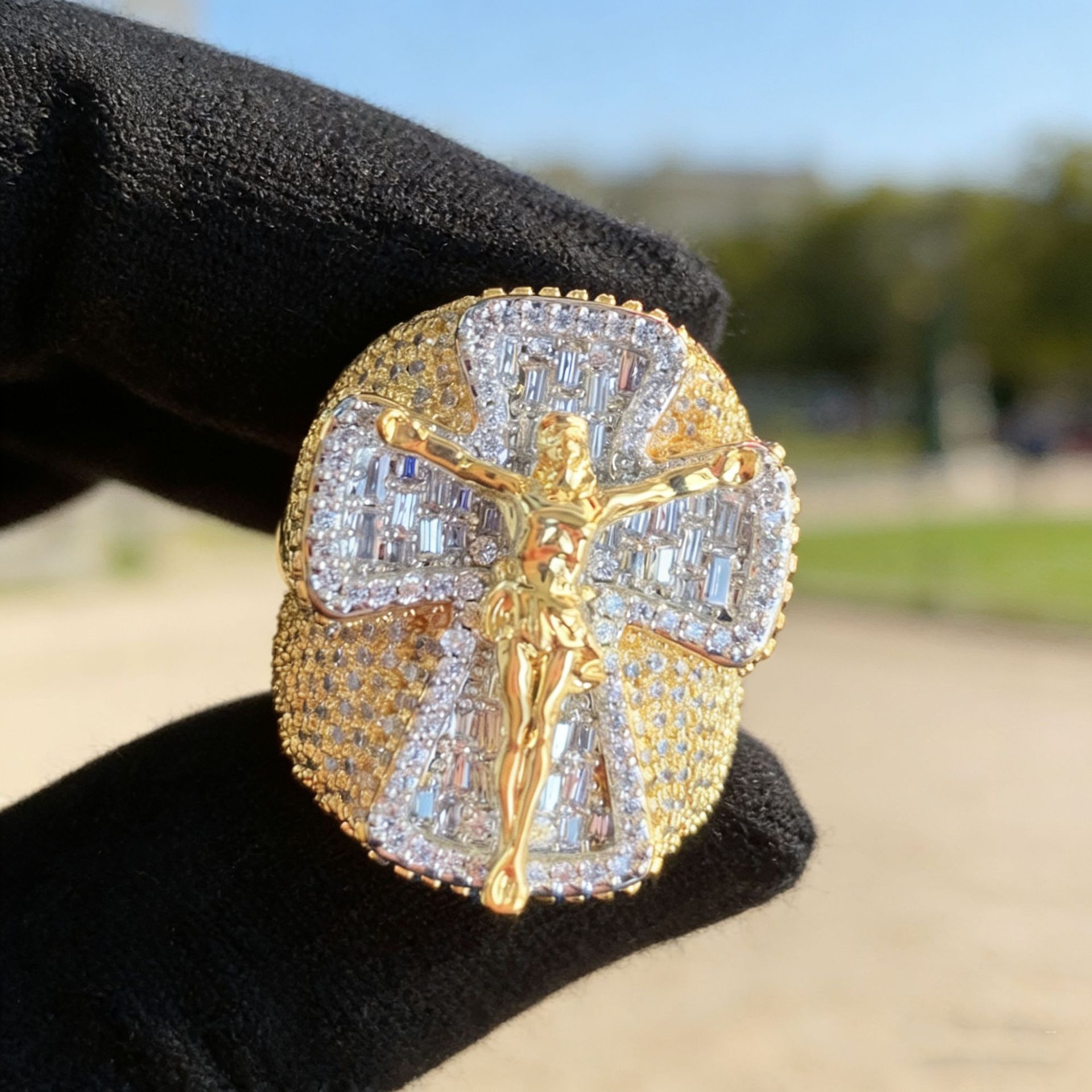 Jesus Cross Ring