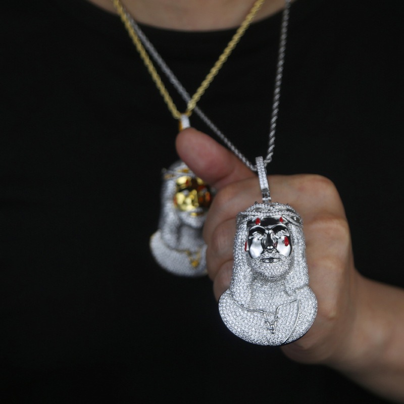 Iced Out Jesus Diamond Pendant (IN STOCK)
