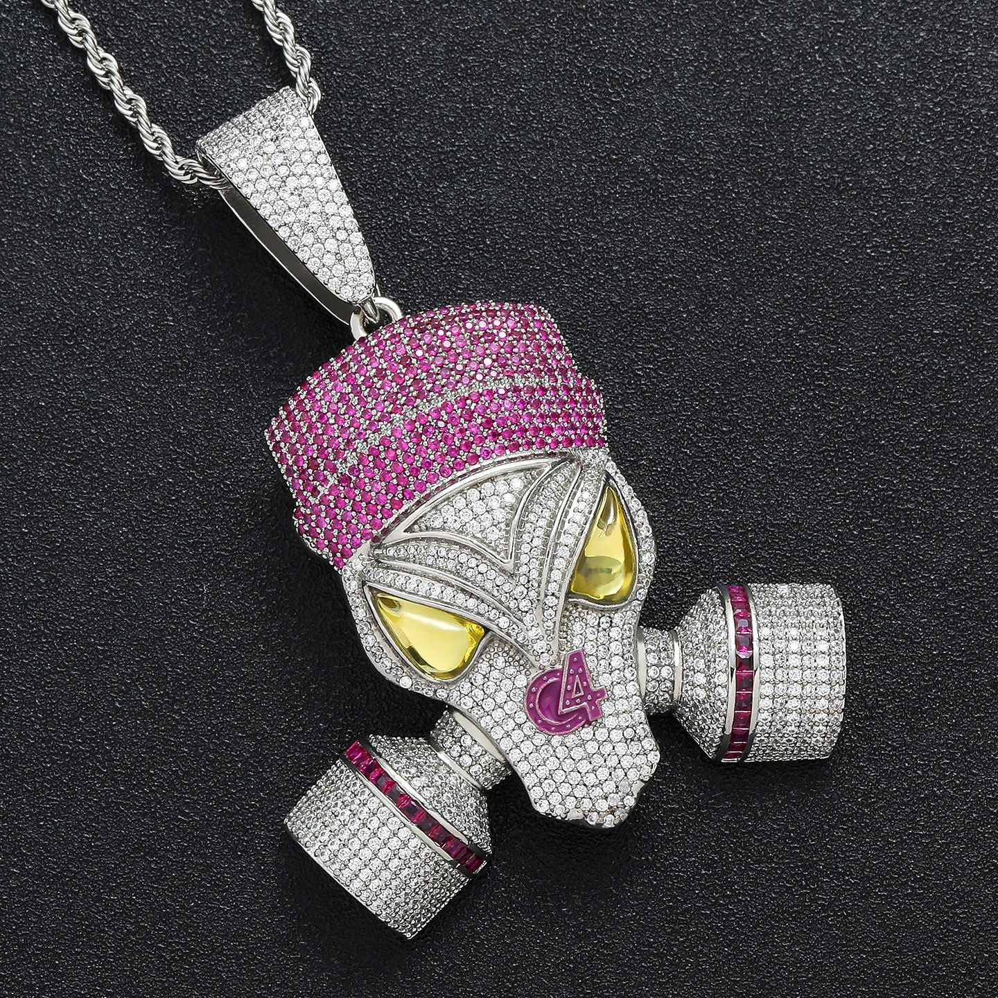 Futuristic Skull Pendant