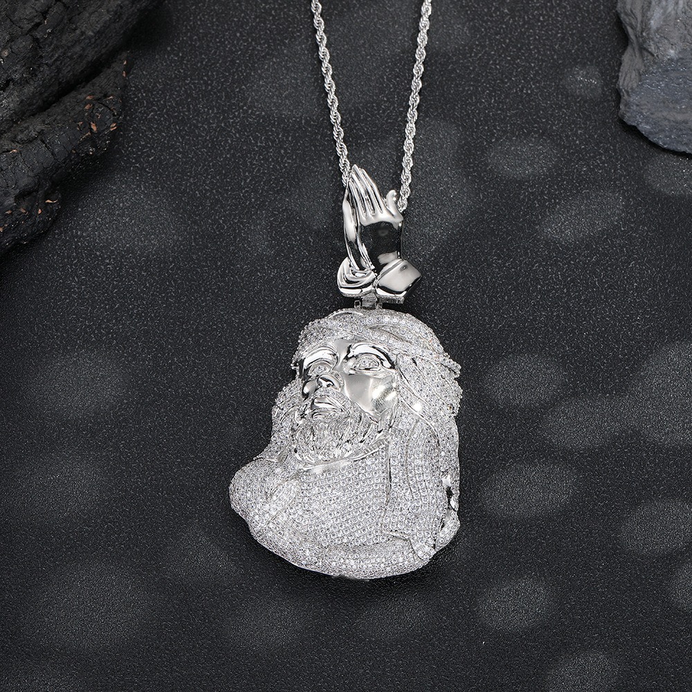 Iced Out Jesus Diamond Pendant (IN STOCK)