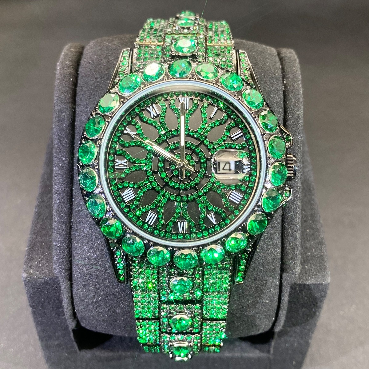 Iced Out Hip Hop Quartz Watch