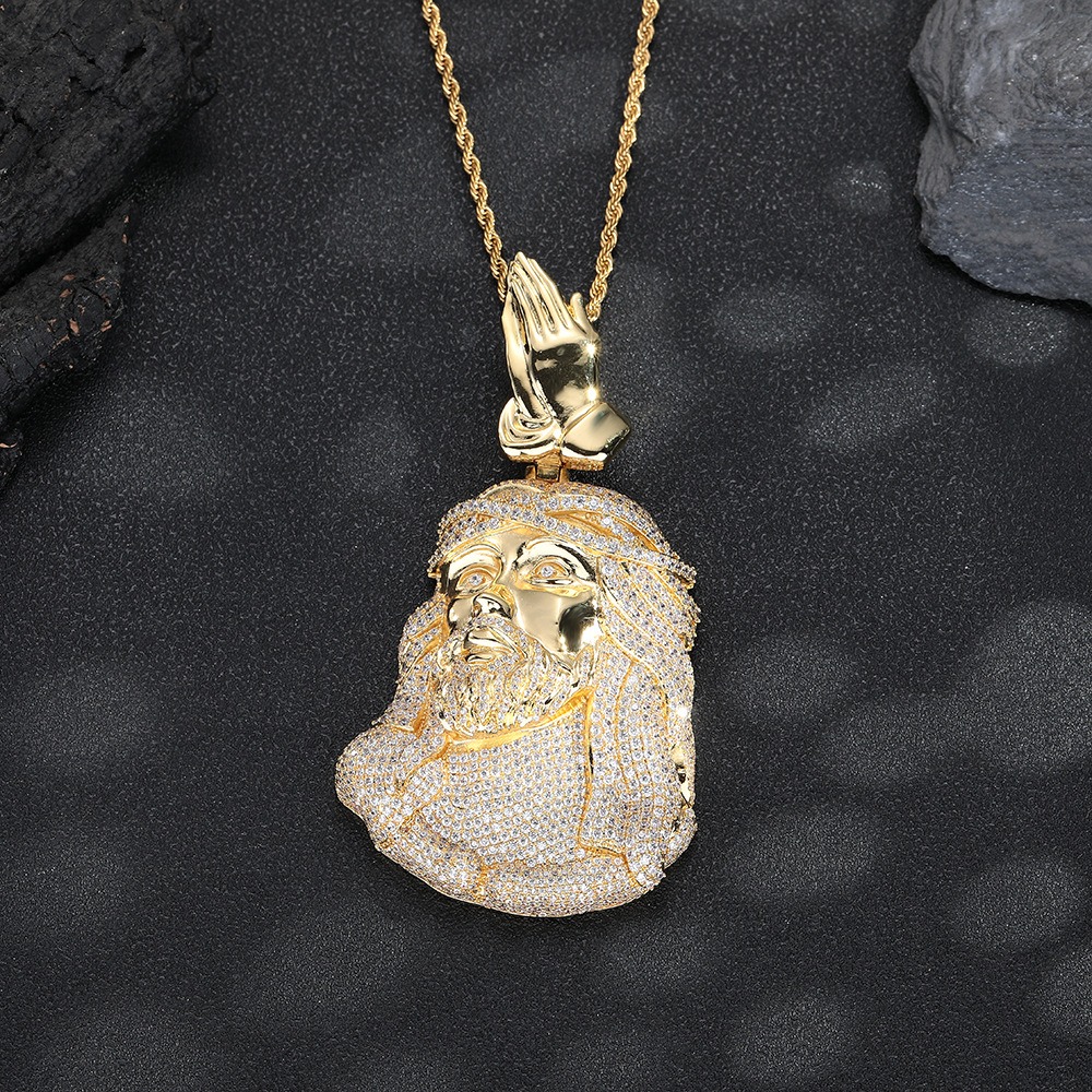Iced Out Jesus Diamond Pendant (IN STOCK)
