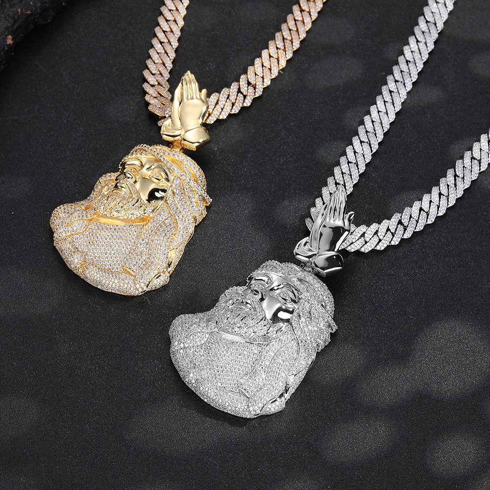Iced Out Jesus Diamond Pendant (IN STOCK)