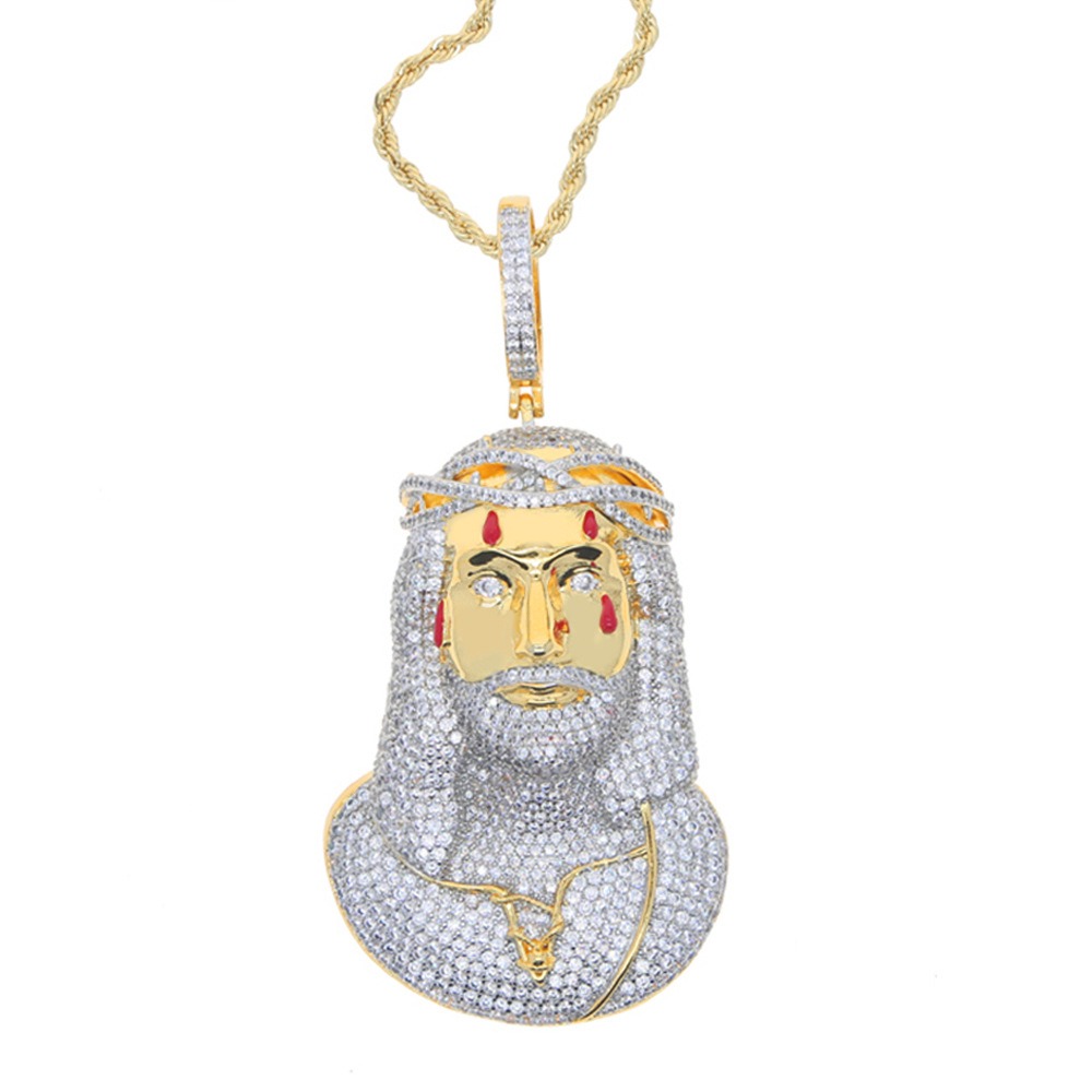 Iced Out Jesus Diamond Pendant (IN STOCK)