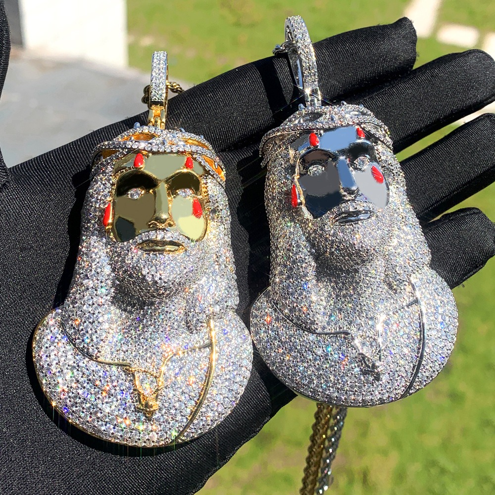 Iced Out Jesus Diamond Pendant (IN STOCK)