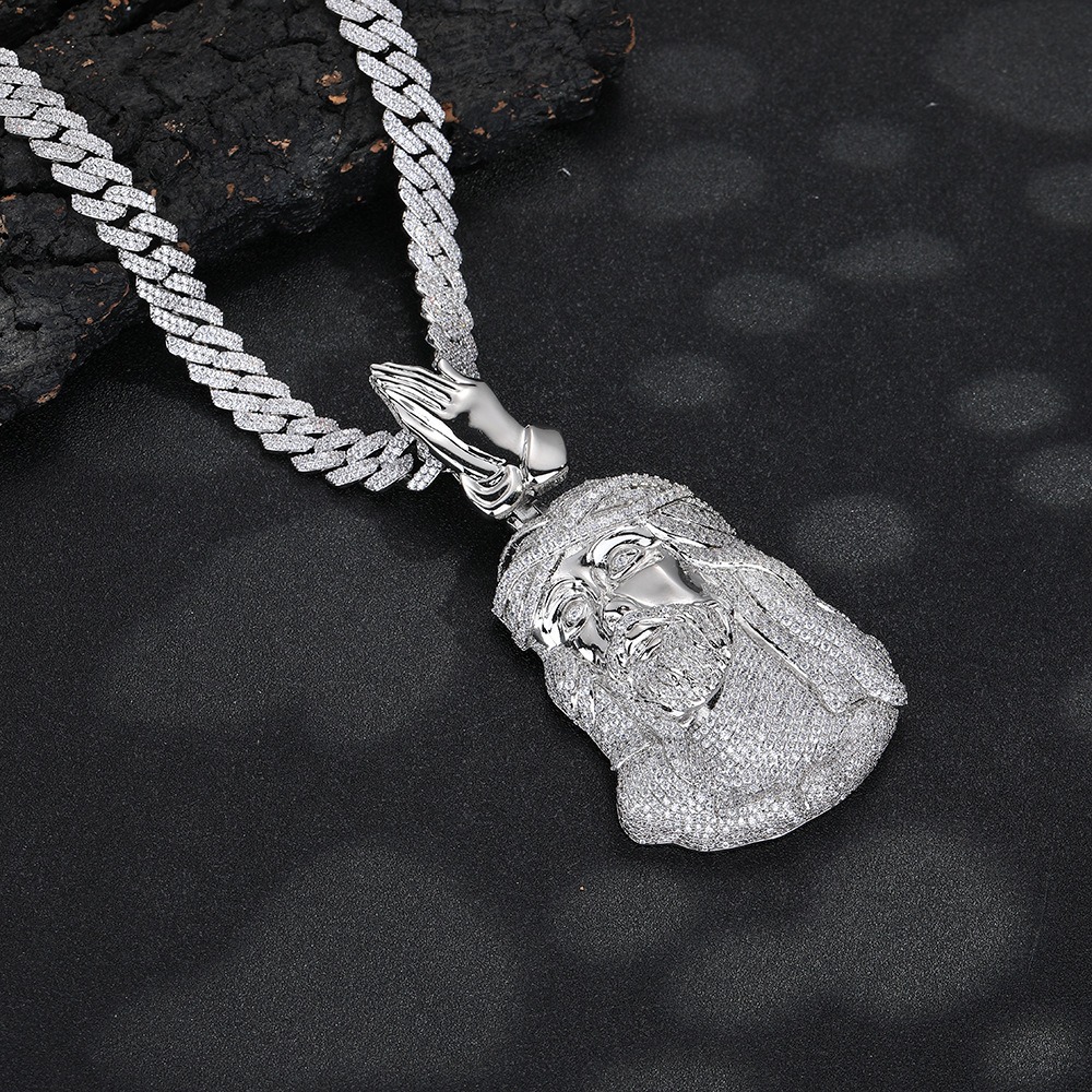 Iced Out Jesus Diamond Pendant (IN STOCK)