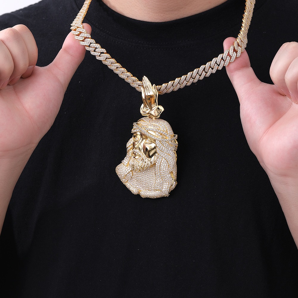 Iced Out Jesus Diamond Pendant (IN STOCK)