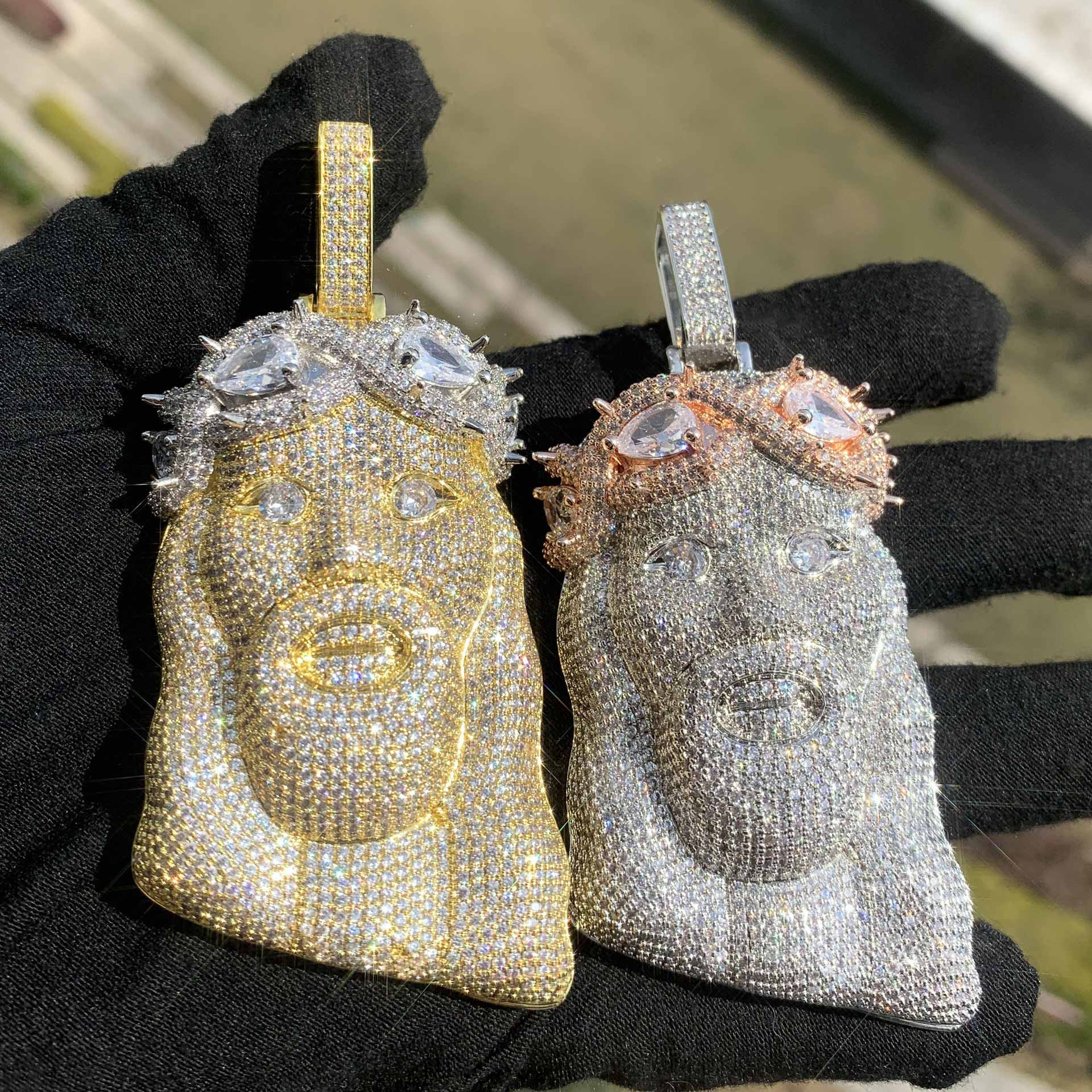 Iced Out Jesus Diamond Pendant (IN STOCK)