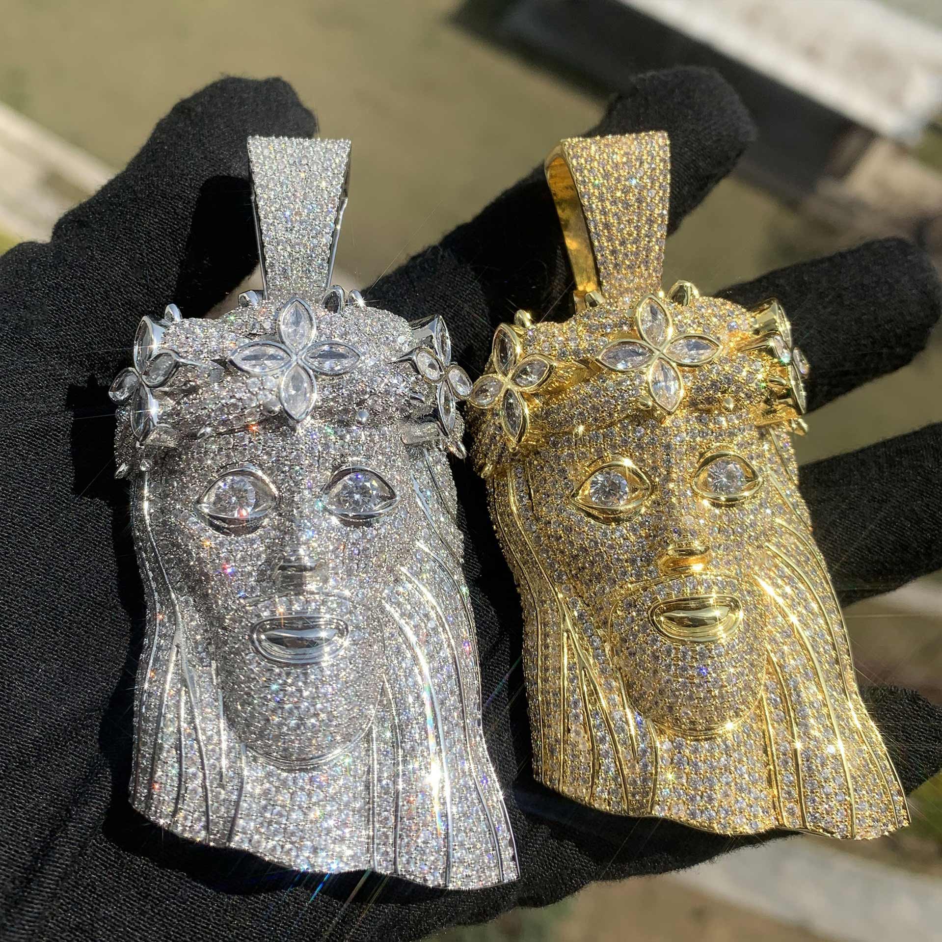 Iced Out Jesus Diamond Pendant (IN STOCK)