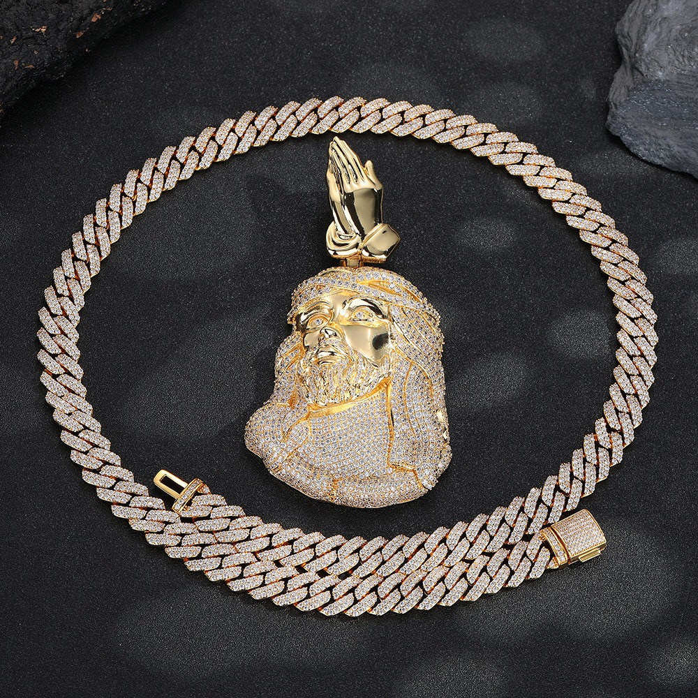 Iced Out Jesus Diamond Pendant (IN STOCK)