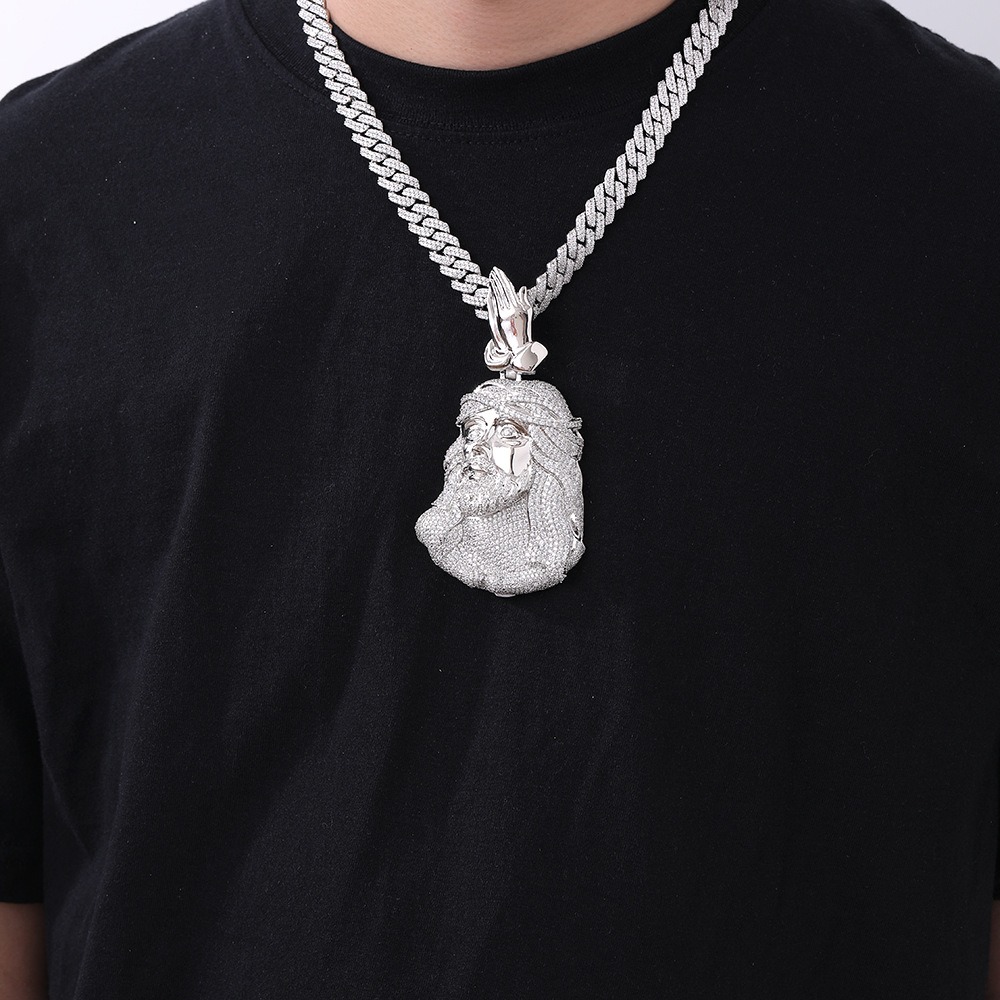 Iced Out Jesus Diamond Pendant (IN STOCK)