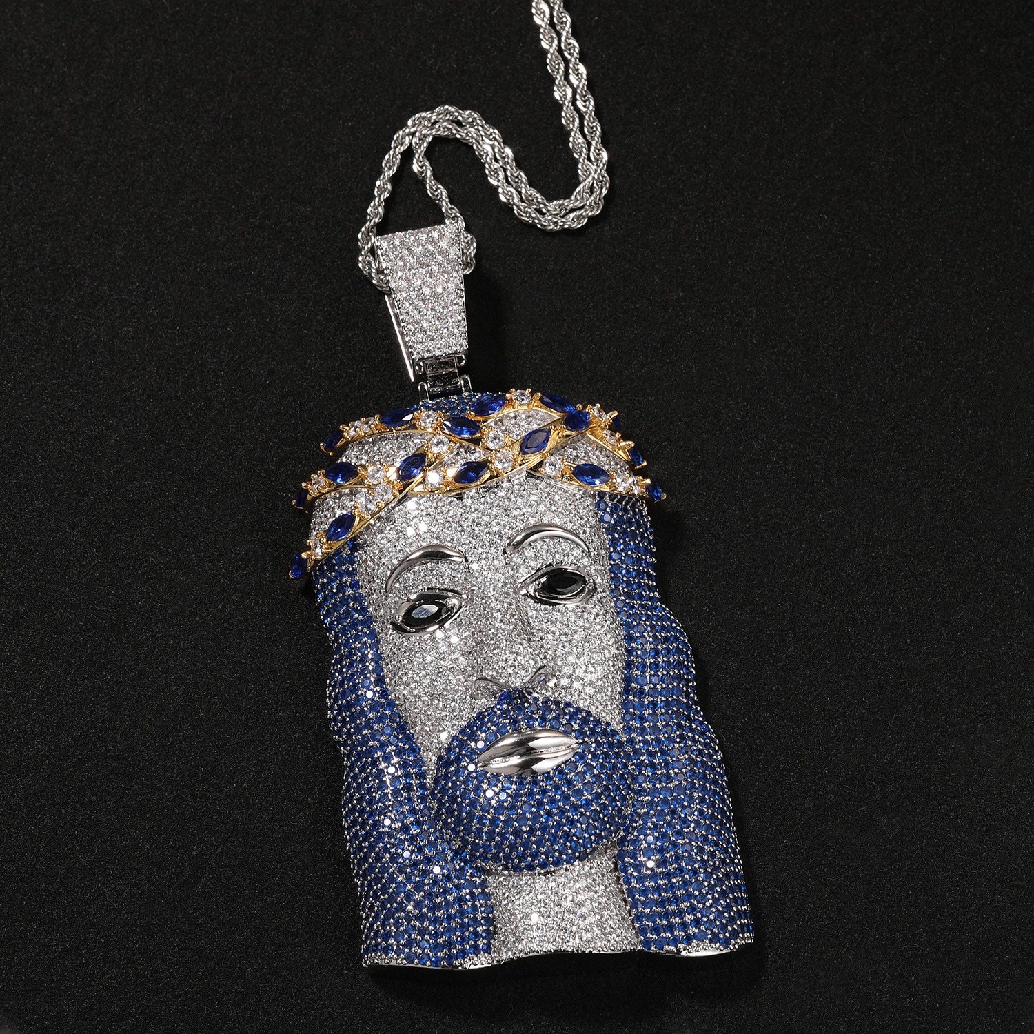 Iced Out Jesus Diamond Pendant (IN STOCK)