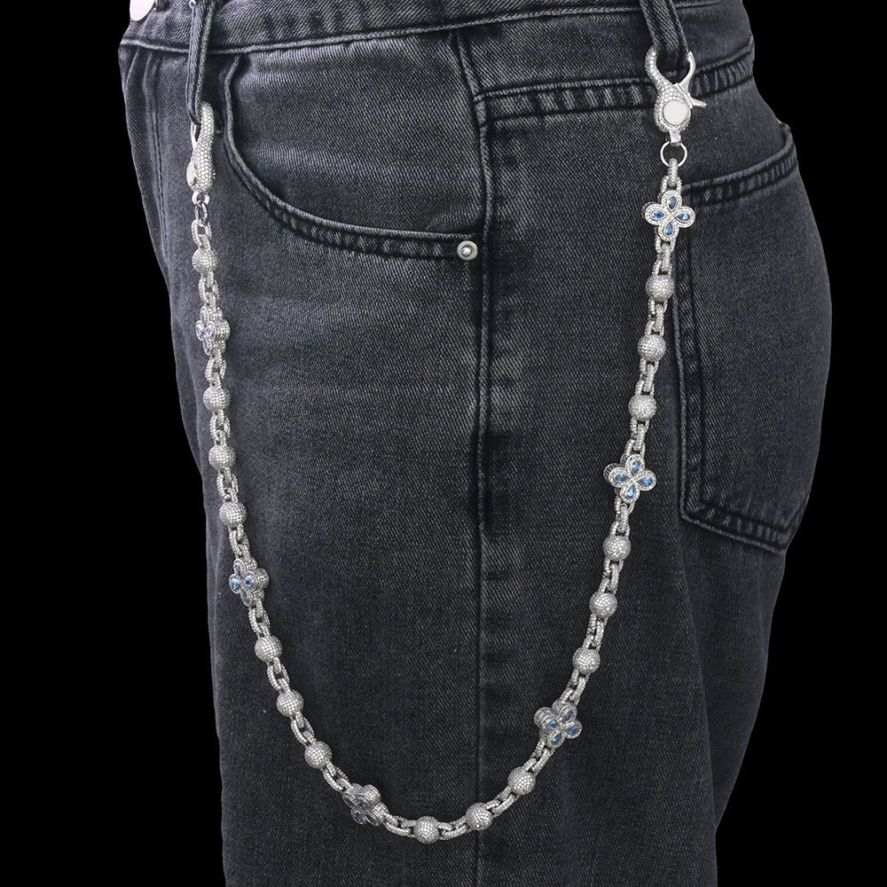 LaFlare Ball Clover Wallet Chain