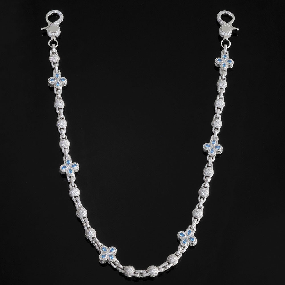 LaFlare Ball Clover Wallet Chain