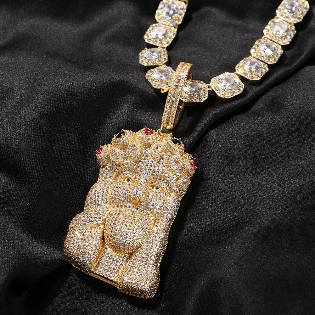 Iced Out Jesus Diamond Pendant (IN STOCK)