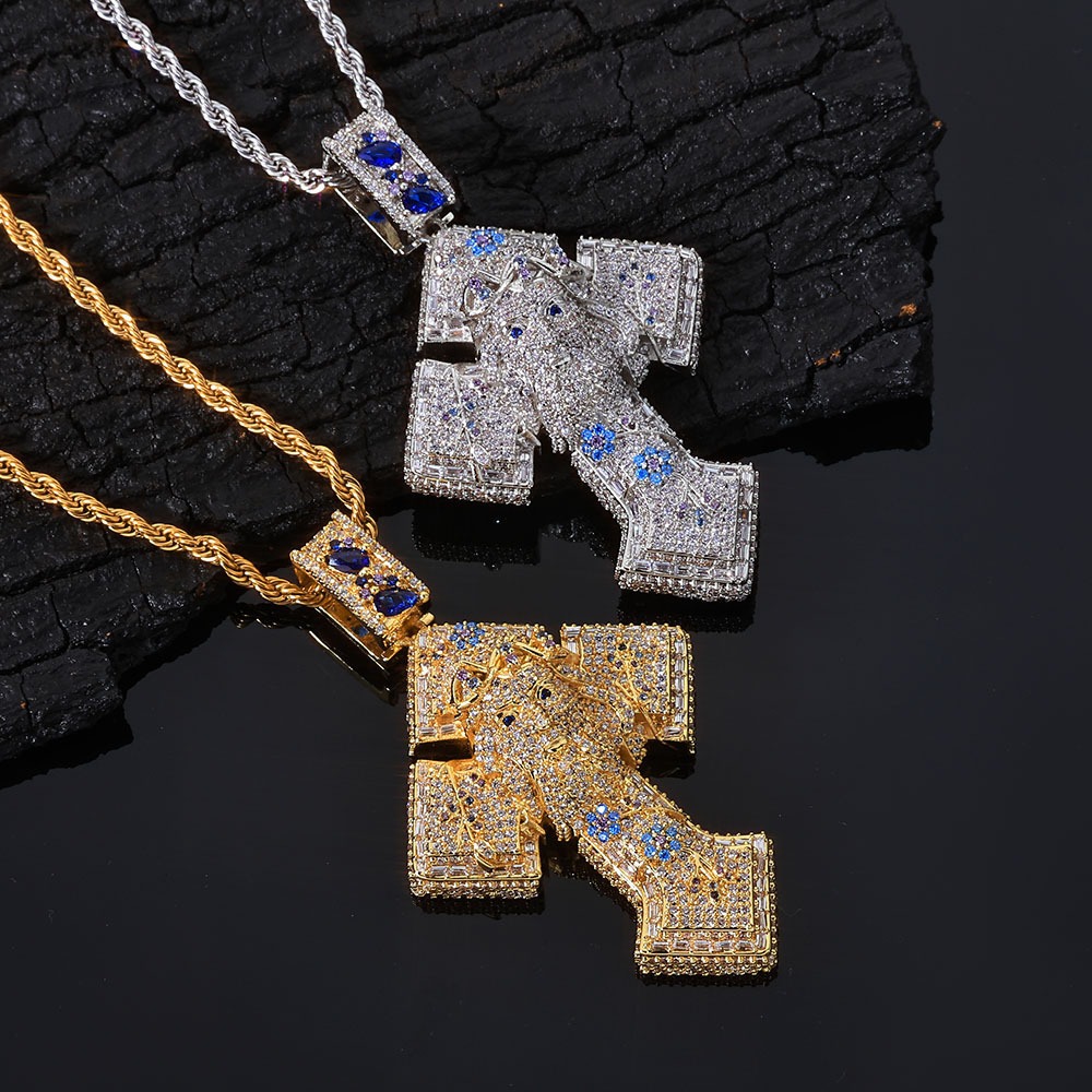 Iced Cross Diamond Pendant (IN STOCK)