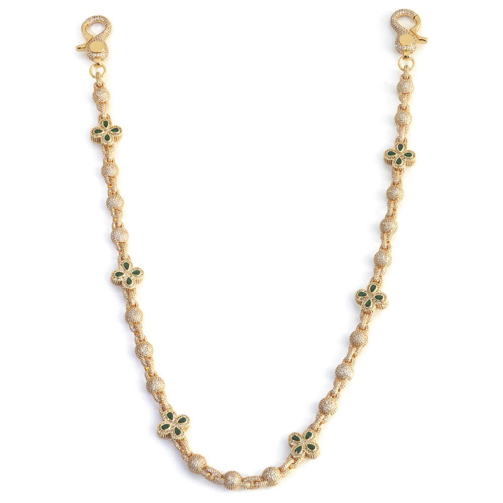 LaFlare Ball Clover Wallet Chain