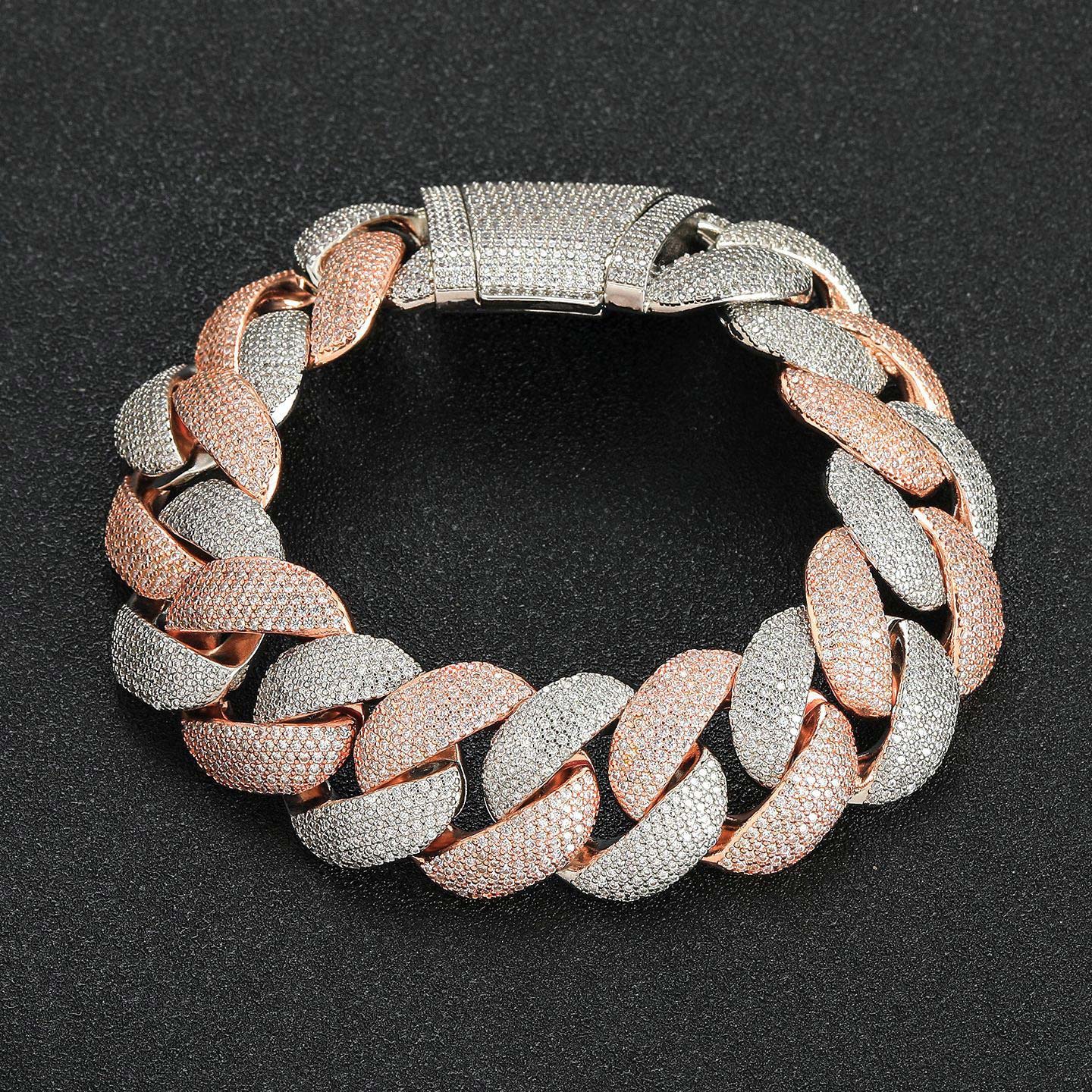 22mm Miami Cuban Link Chain & Bracelet