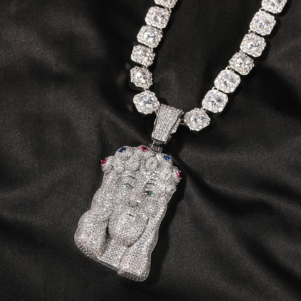 Iced Out Jesus Diamond Pendant (IN STOCK)