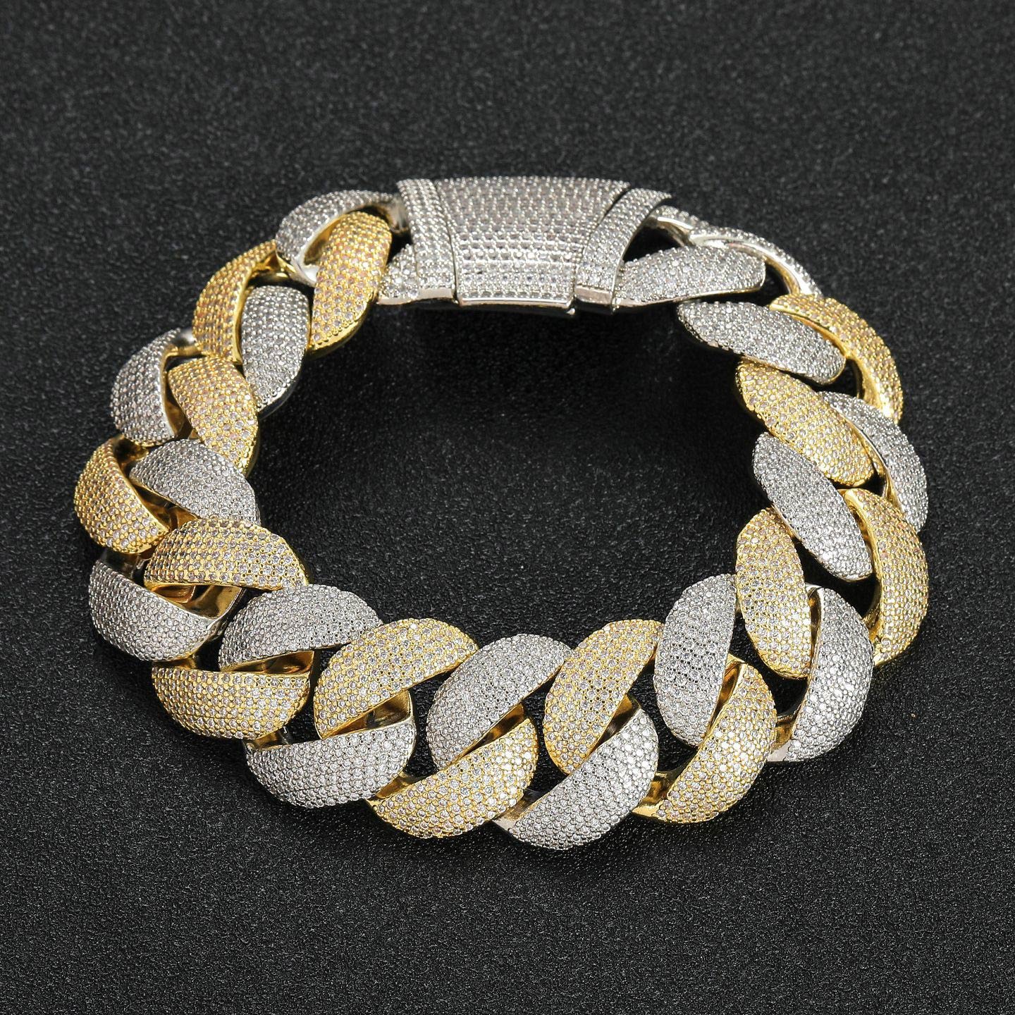 22mm Miami Cuban Link Chain & Bracelet