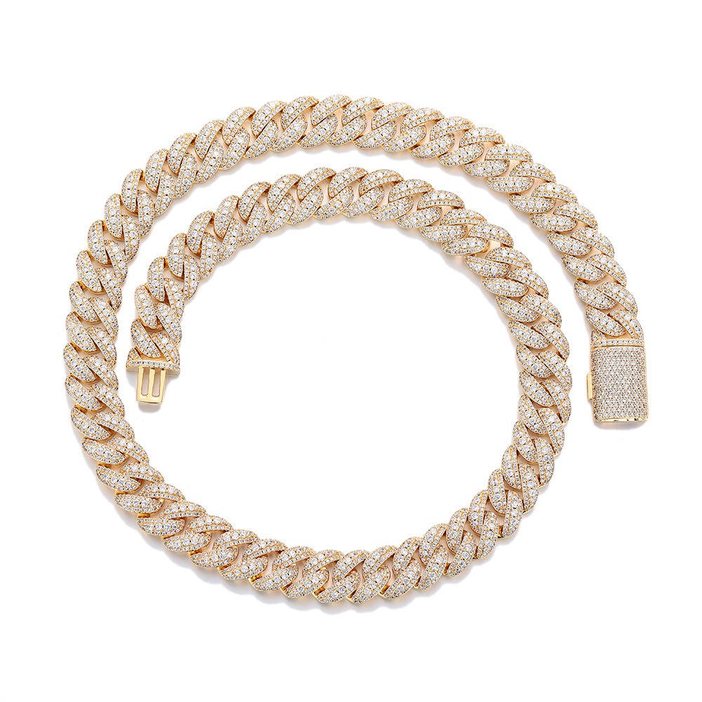 12mm Bubble Cuban Link Chain & Bracelet