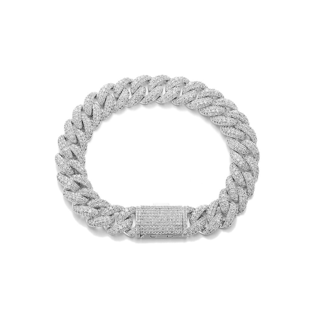 12mm Bubble Cuban Link Chain & Bracelet