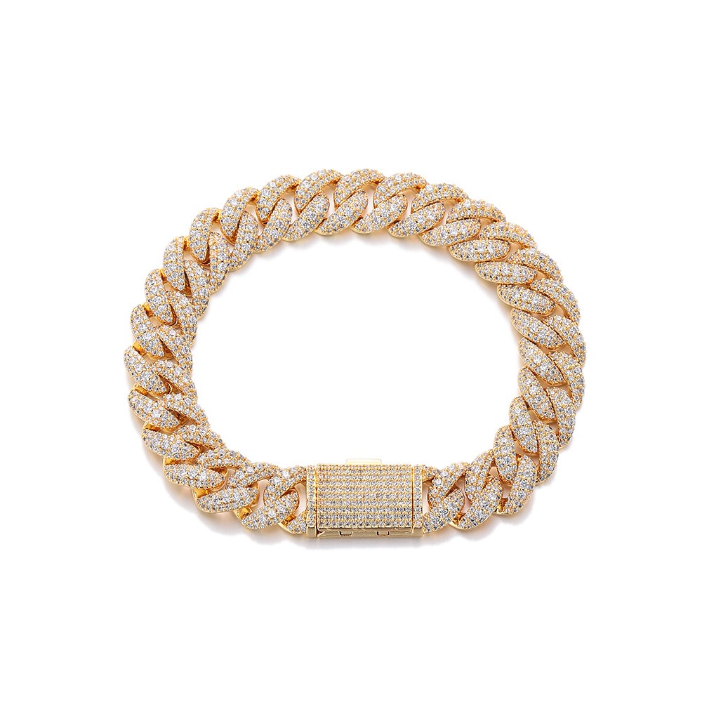 12mm Bubble Cuban Link Chain & Bracelet