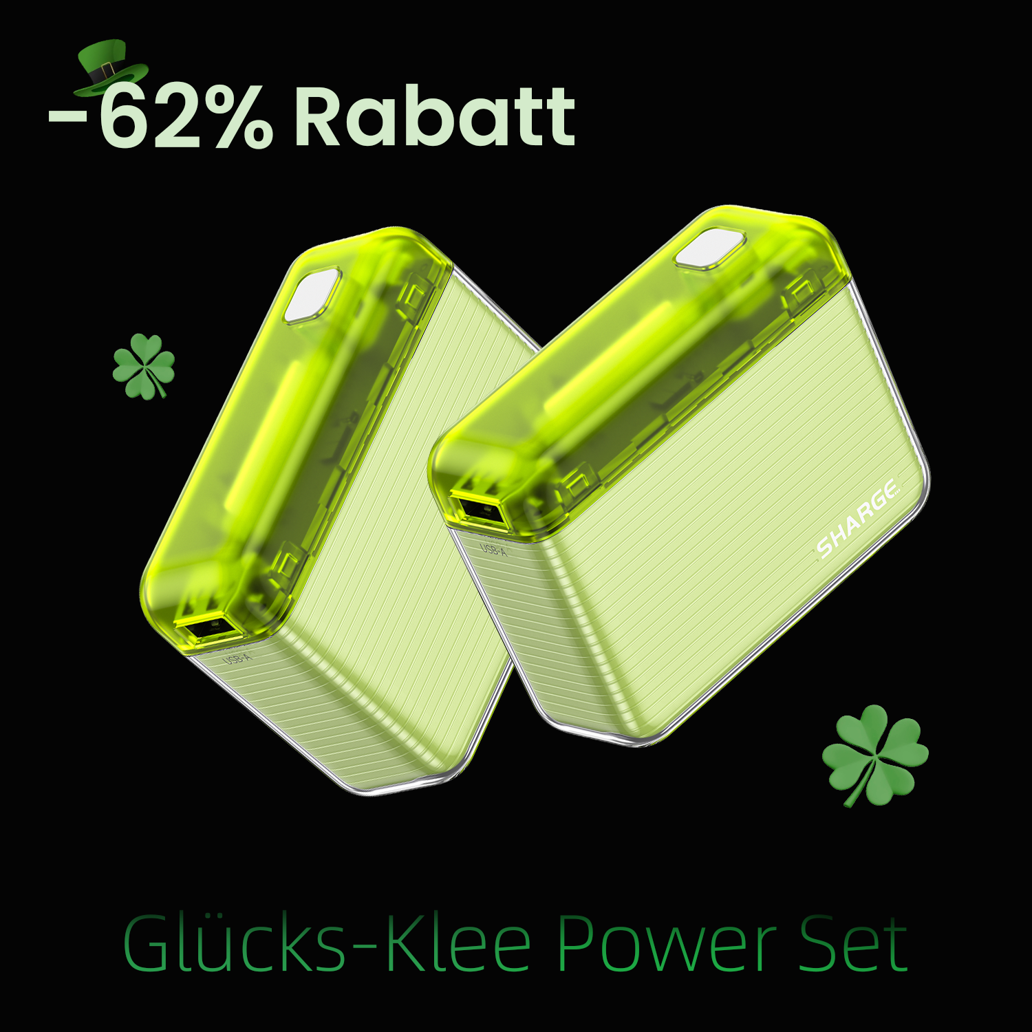 Glücks-Klee Power Set