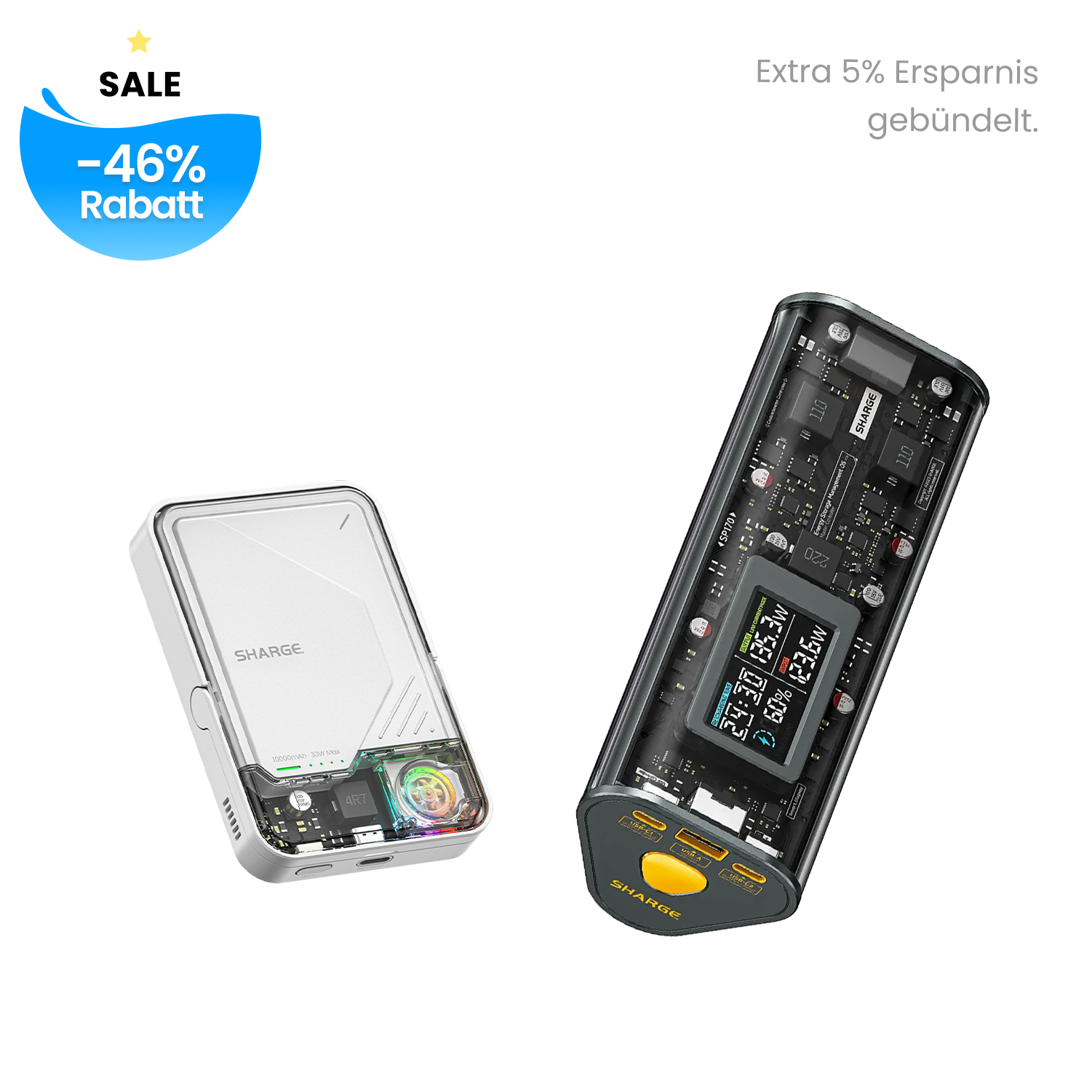 ICEMAG 2 + Shargeek 170 (Grau)
