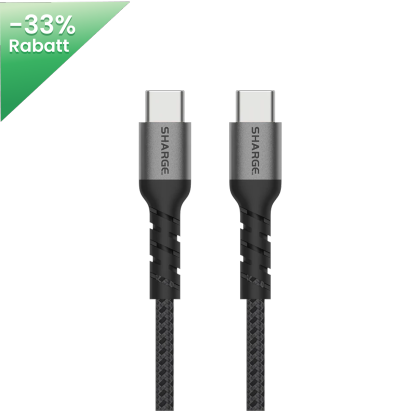 Braided C zu C Kabel