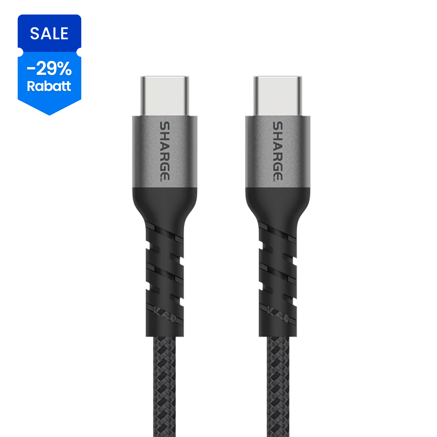 Braided C zu C Kabel