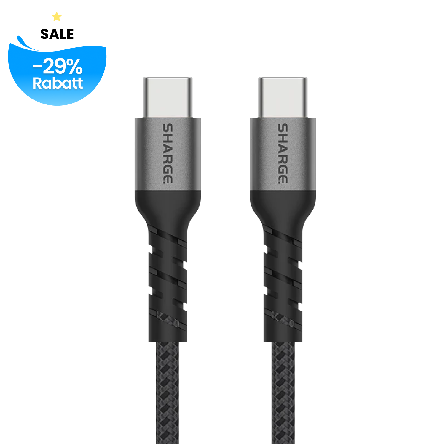 Braided C zu C Kabel