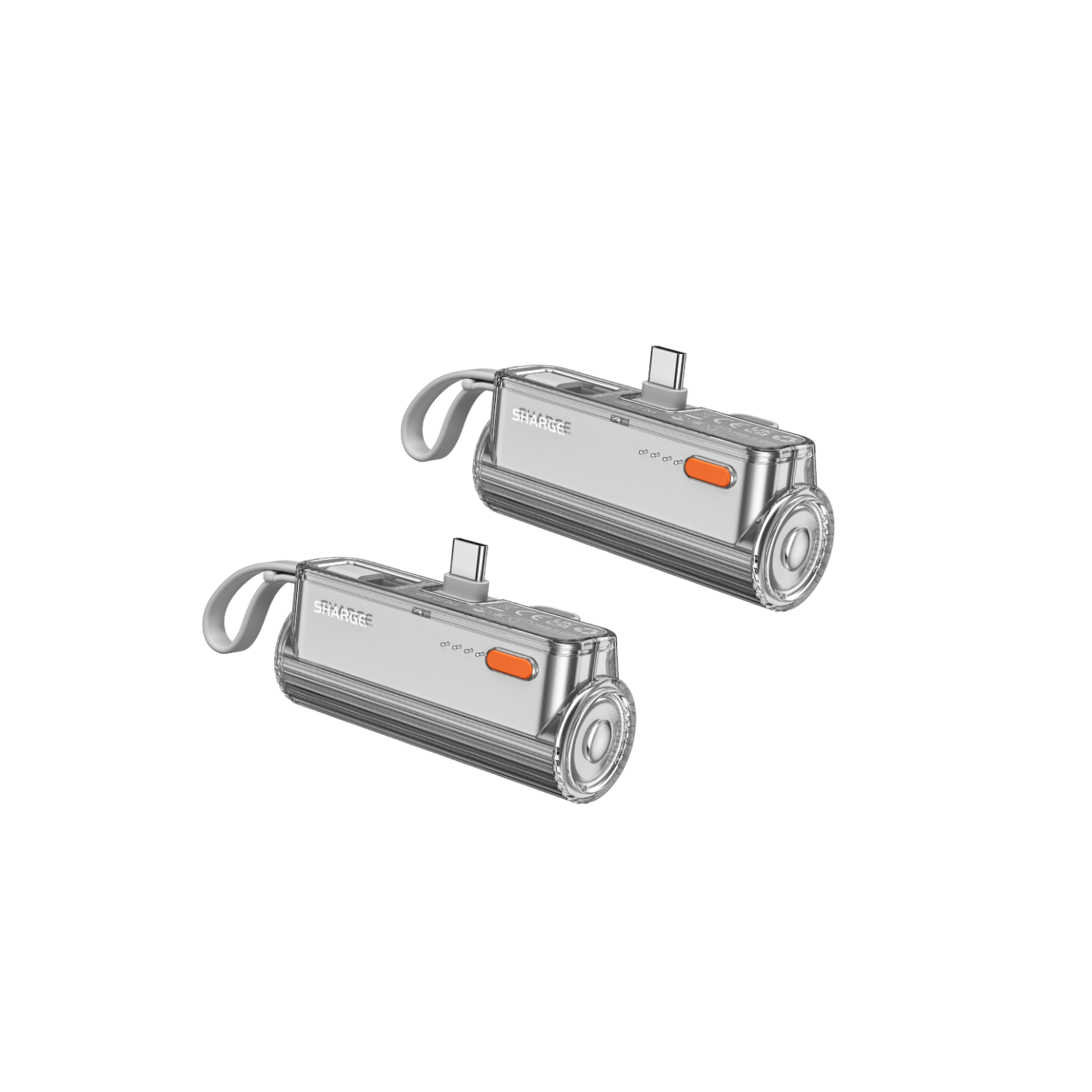 Flow Mini (Silber) x 2-sharge