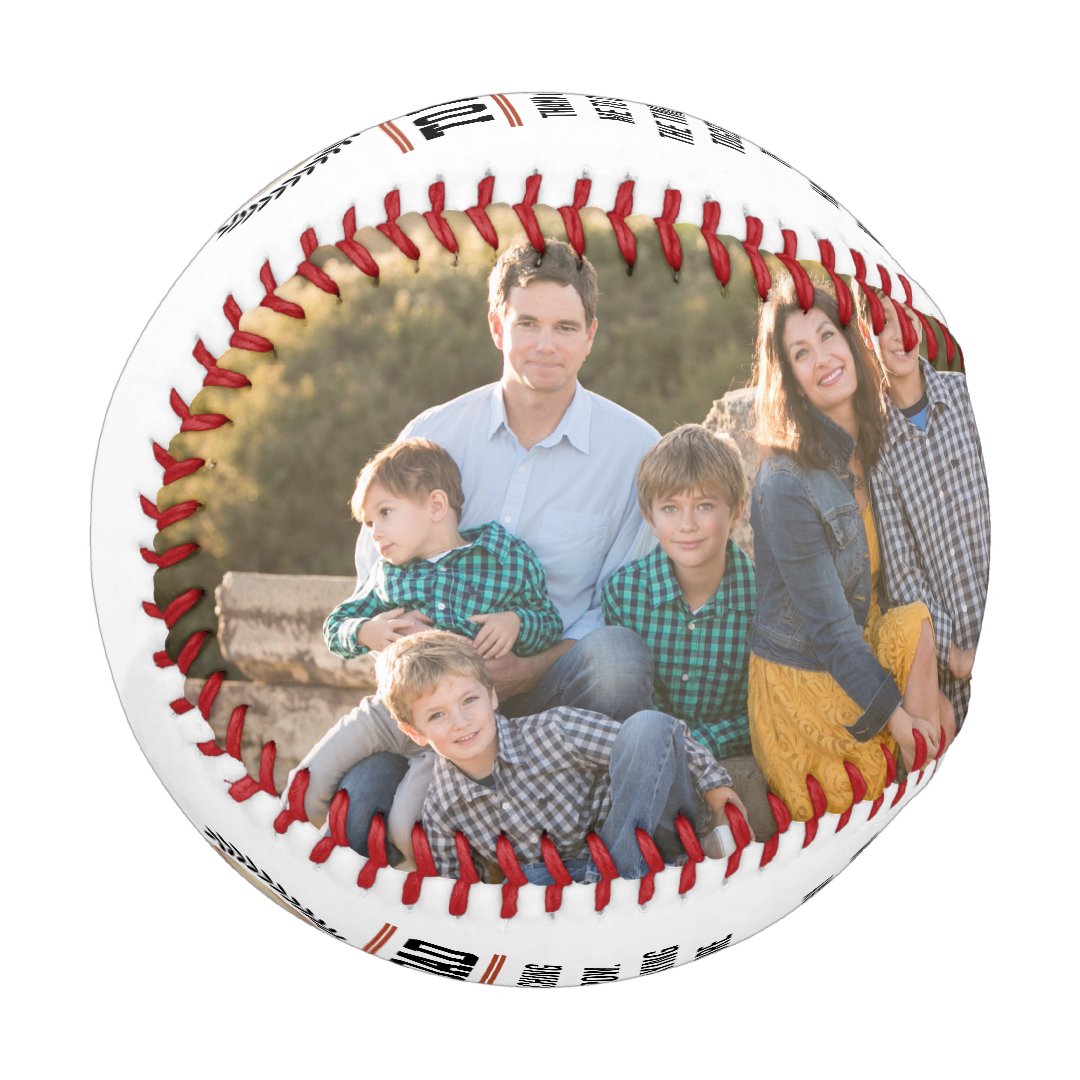 To My Dad Custom Message Photo Happy Father's Day Baseball And Softball