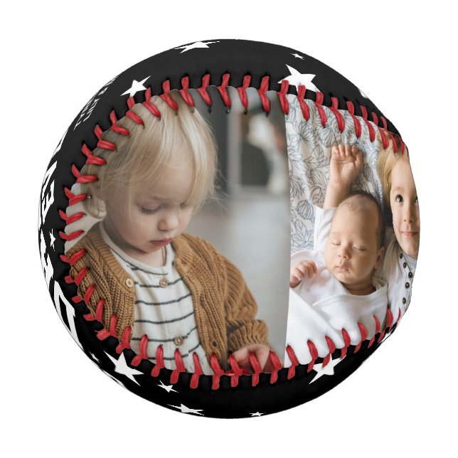 Best Dad Ever Father's Day 4 Photo Baseball