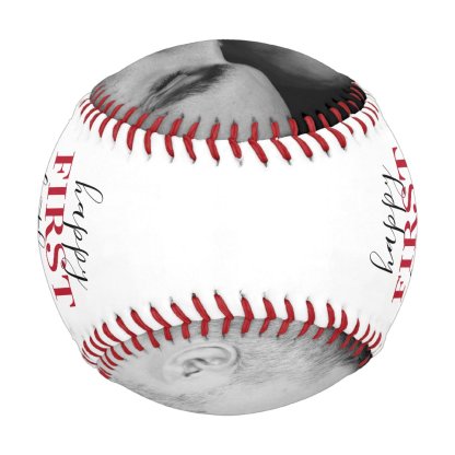 First Father's Day Photo Baseball And Softball