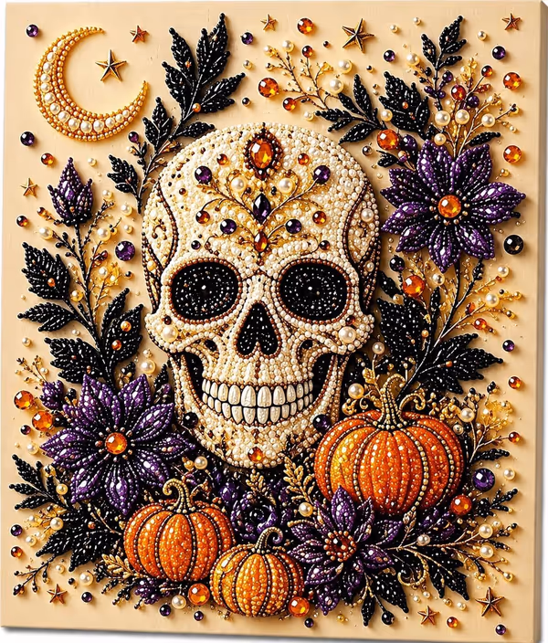 🤍DIY Halloween Diamond Painting Kits