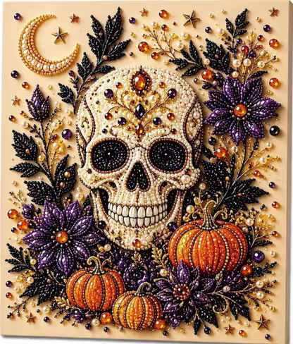 🤍DIY Halloween Diamond Painting Kits