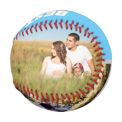 Best dad ever! and little red heart baseball