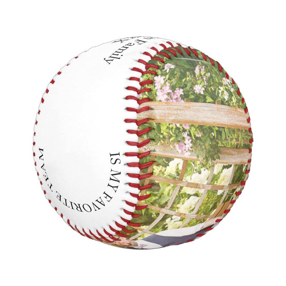 Family Photo Father and Baby Baseball And Softball