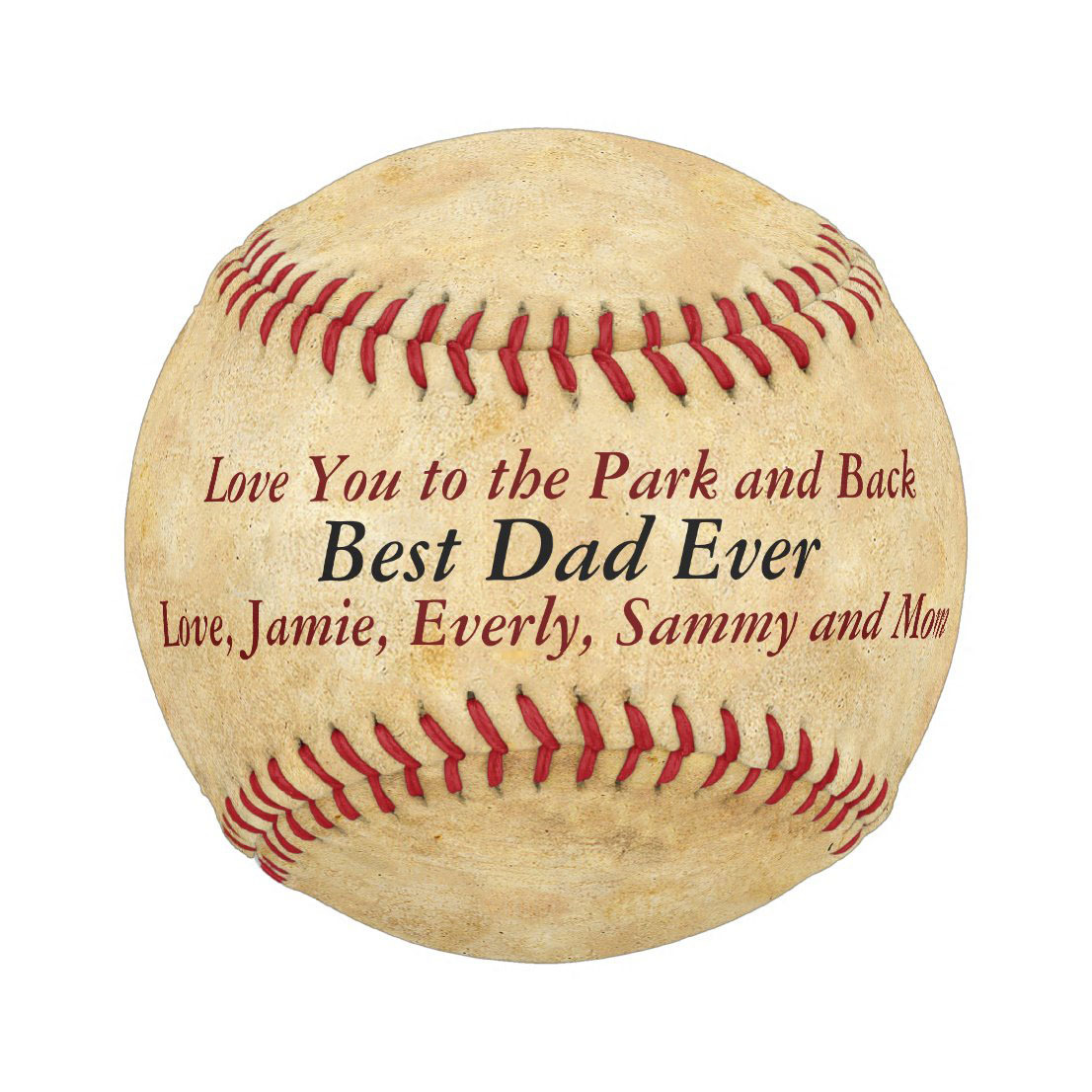 Vintage Love You To The Park & Back Dad Baseball And Softball